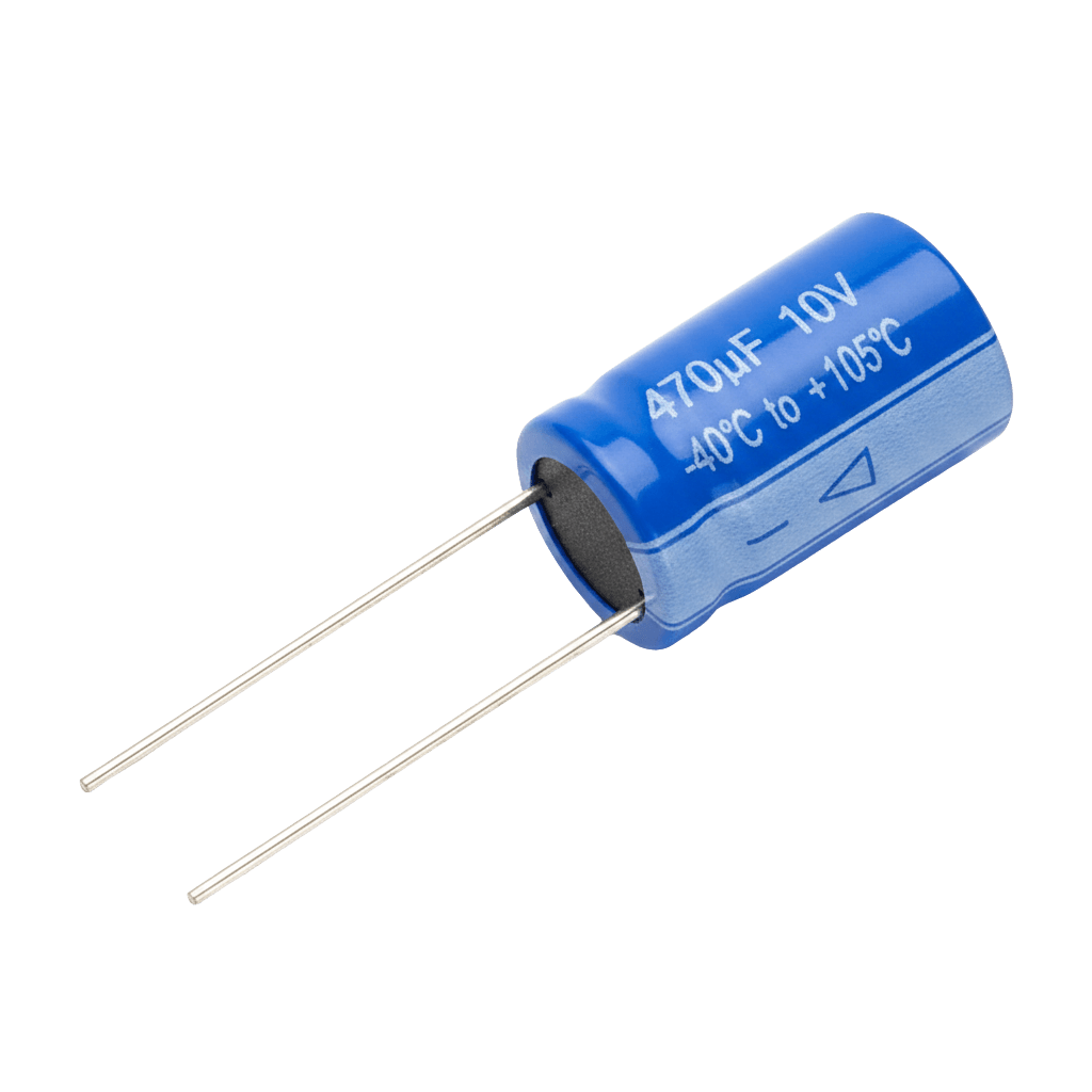 Condensateur électrolytique 470µF 10V -40°C à +105°C pour alimentations PC - TogoMicroFarad Togo